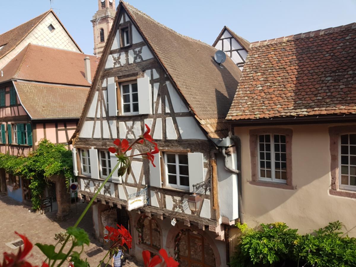 Bed and Breakfast Au Cep De Vigne Рикевир Экстерьер фото